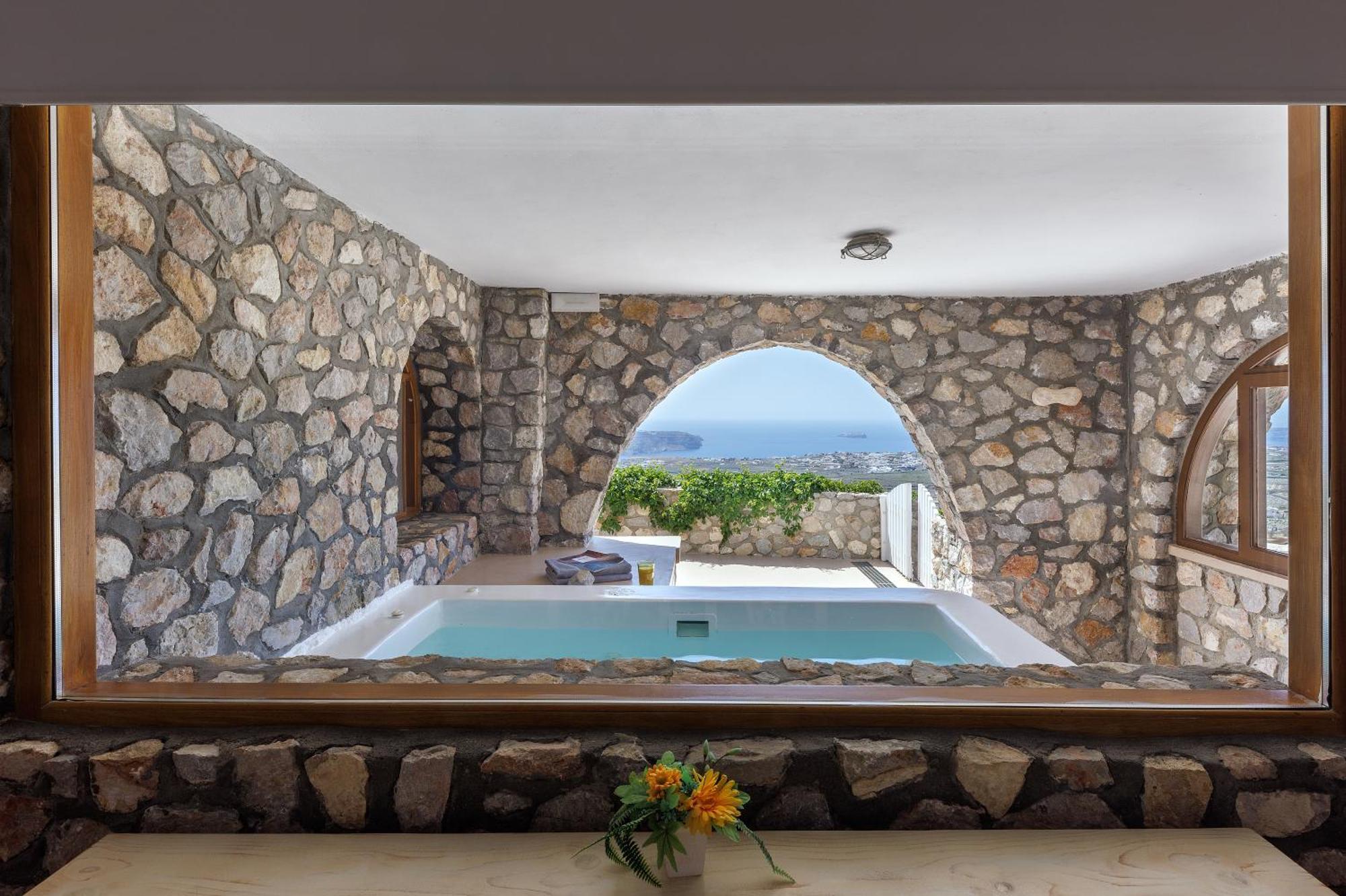 Zatrikion Santorini Villas Pírgosz Kültér fotó